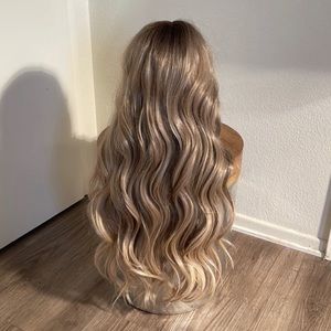Lace Front New Uncut Synthetic Wig Blonde 29”